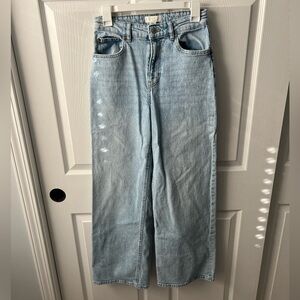 H&M High rise wide leg jeans